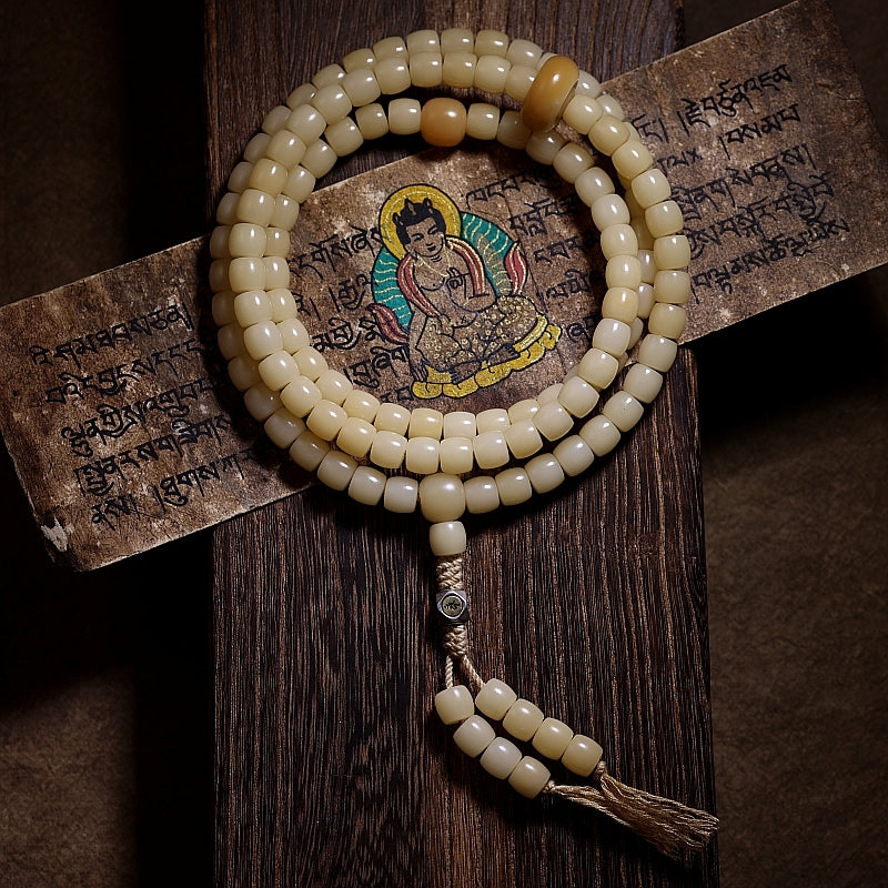 Handmade Tibetan Mala Beads Bracelet for Meditation & Healing
