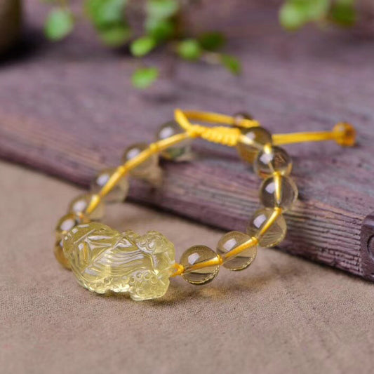 Fortune Amplified Talisman Pixi Citrine Bracelet