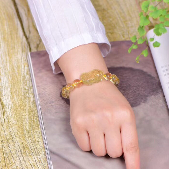 Fortune Amplified Talisman Pixi Citrine Bracelet
