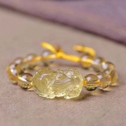 Fortune Amplified Talisman Pixi Citrine Bracelet