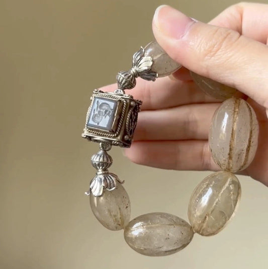 Healing Nepal Ancient  Crystal Bracelet