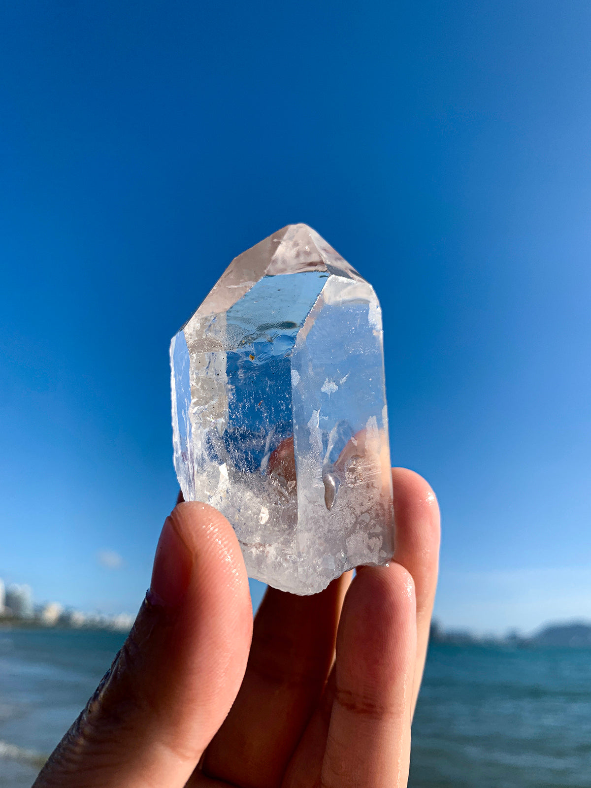 Chakra Himalayan Healing Raw White Crystal