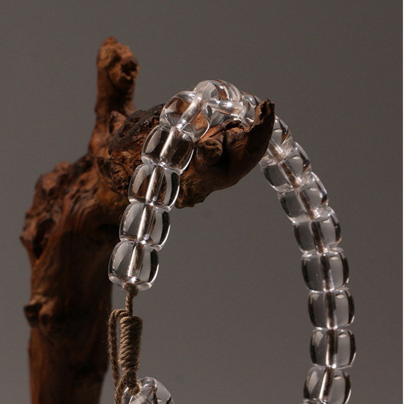 Compansion White Crystal Bracelet