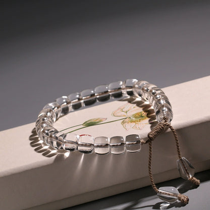 Compansion White Crystal Bracelet