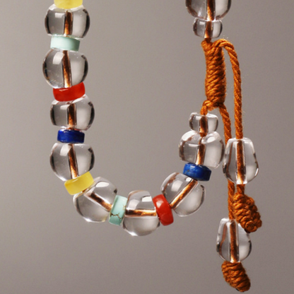 Compansion White Crystal Bracelet