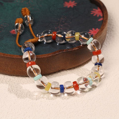 Compansion White Crystal Bracelet