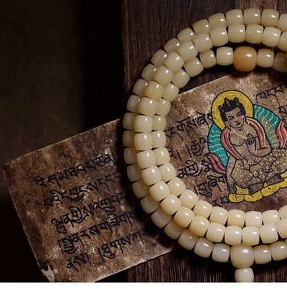 Handmade Tibetan Mala Beads Bracelet for Meditation & Healing