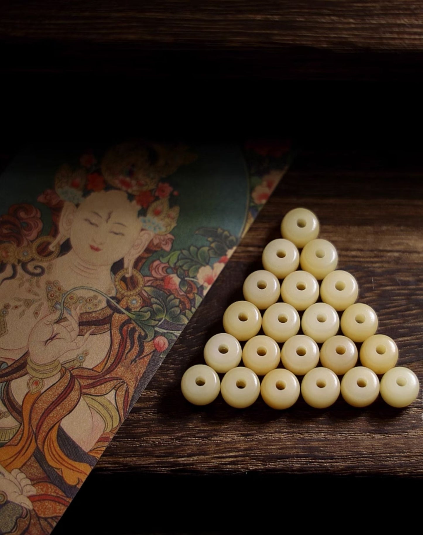 Handmade Tibetan Mala Beads Bracelet for Meditation & Healing
